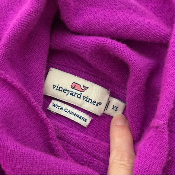 Vineyard Vines Wool Cashmere Turtleneck Sweater XS - Picture 7 of 8